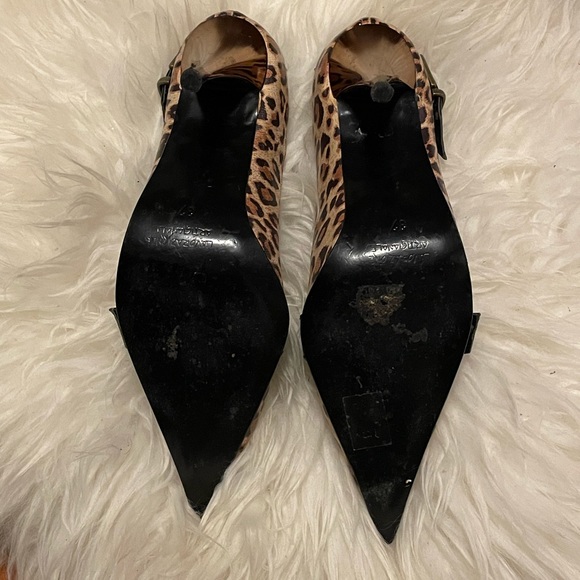 Leopard Print Kitten Heels Roberto Durville - Picture 4 of 4